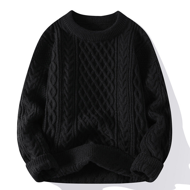 Men Fashion Personalized Twist Knitwear