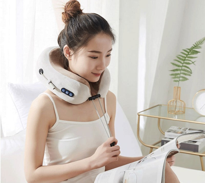 U Shaped Electric  Neck Massage Pillow