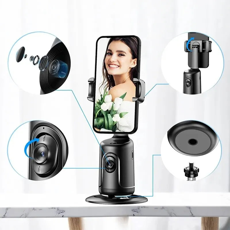 360 Auto Face Tracking  Auto Phone Holder