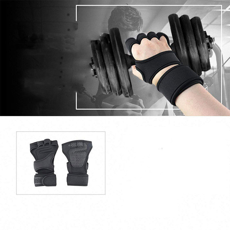 Non-slip Silicone Sports Half Finger Gloves