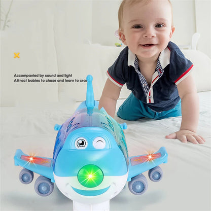 Kids 360 Rotating Electric LED  Airplane Toy