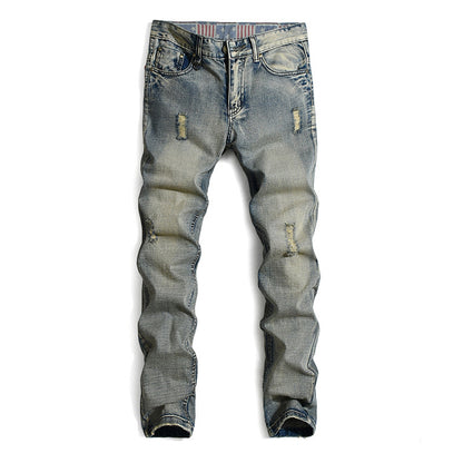 Men Fashion Ripped Cool Jeans